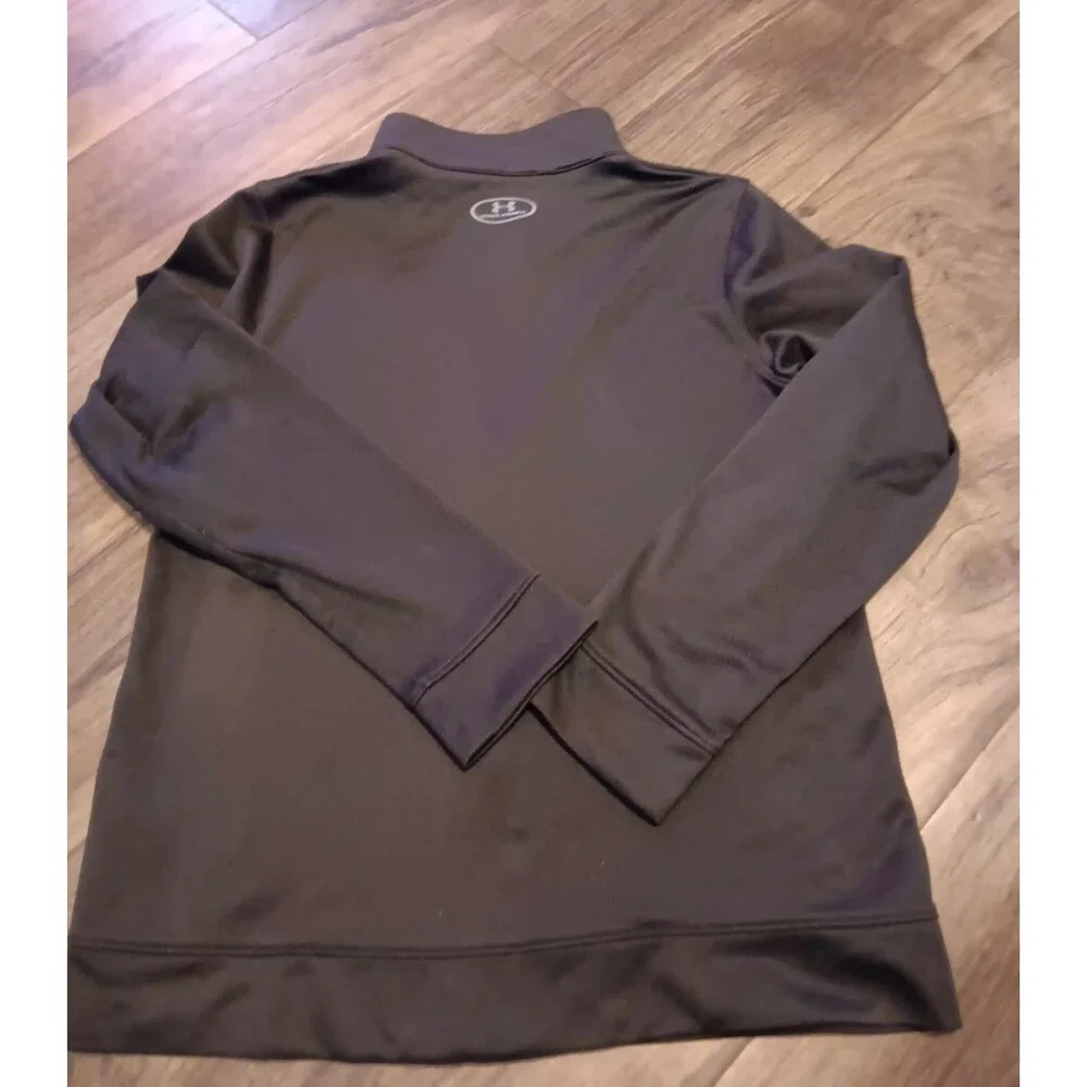 Under Armour Black Full Zip Youth Boys Large Jacket